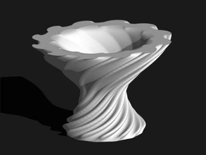 vase à la ligne 24 art 3D modèle d'impression, l'impression fichier, imprimable modèle, en de conception, d'impression 3d, un vase,des vases,de salle,de décoration 3d print model - Mito3D