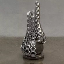 vase pattern breakage 3d printing model - threeding art sculpture decor 3d print model - Mito3D