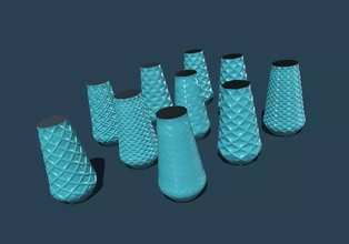 vase spidia v4 3d printing model - threeding decoration vases flowervase print vase3dprint 3d print model - Mito3D