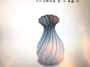 vaso 3d stampa modello treding 3d print model - Mito3D