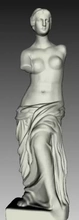 venus milo 3d printing model - threeding greek art statue classic godess 3d print model - Mito3D