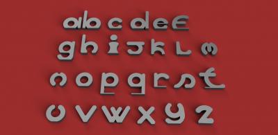 vertikale Kleinbuchstaben 3d-Buchstaben stl-Datei Spielzeug, Spiele & hobby 3D-Druck-Modell, 3D-Druck-Datei, 3D-druckbares Modell, 3D-Druck, design, 3d-drucken, 3dletter, 3dletters, Art, Dekoration, Worte, andere, gadgets, Agentur, Schriftarten, Sprache, Zeichen, symbol, Brief, stlfile, 3dmodel, 3dprint, alphabet, Buchstaben, Schrift, text 3d print model - Mito3D