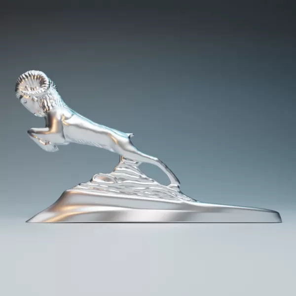 Jahrgang ausweichen Ziege 3d Drucken Modell dreiding Kunst Skulptur Auto Dekor retro 3D print model - Mito3D