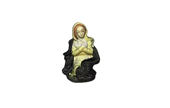 Jungfrau Maria Figur Geburt Christus Figuren 3d Drucken Modell dreiding Kunst 3d print model - Mito3D