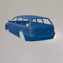 volkswagen passat b55 variante 3d impression modèle trio véhicule 3d print model - Mito3D