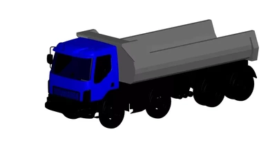 volvo camion 3d impression modèle trio 3d print model - Mito3D