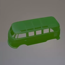 vw t1 autobus 3d stampa modello treding veicolo 3d print model - Mito3D