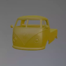 vw t1 3d impressão modelo trio veículo 3d print model - Mito3D