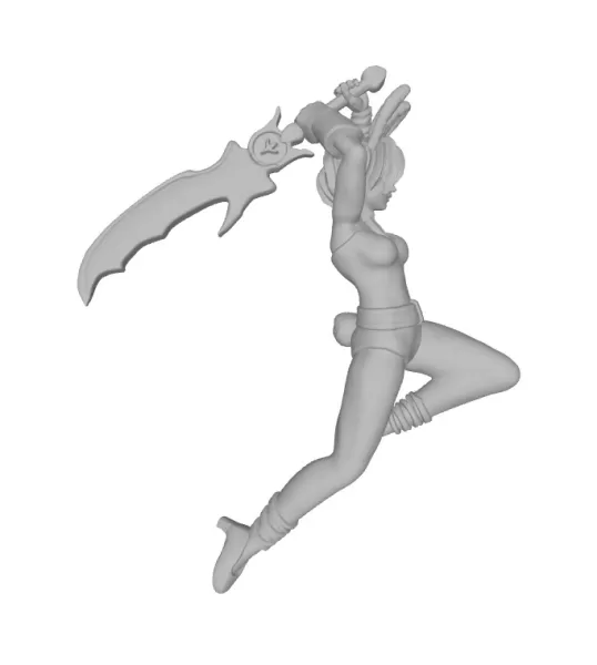 guerra Conejo hendido huelgas enemigo 3d impresión modelo trío 3D print model - Mito3D