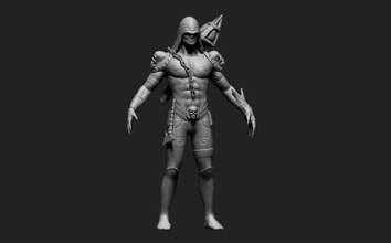 warrior nature 3D printing model, file, printable design, 3d print, Warrior 3d print model - Mito3D