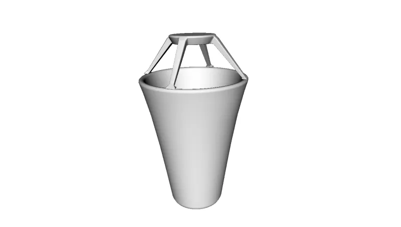 waste container 3d printing model - threeding 3D print model - Mito3D