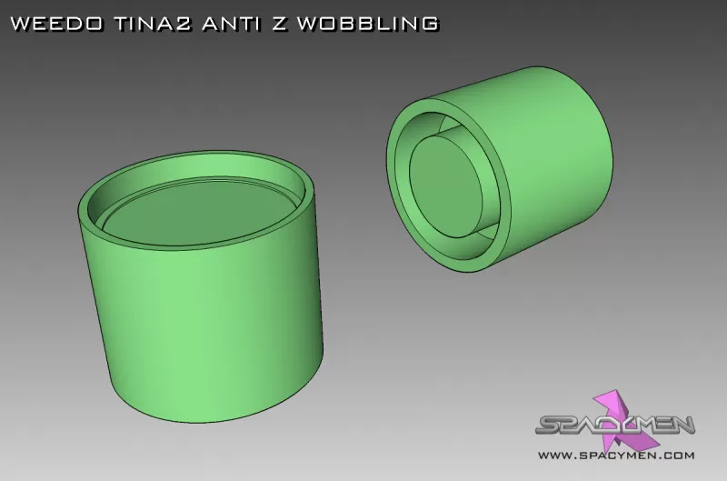 Weedo tina2 anti yalpalama 3d baskı model üçleme 3D print model - Mito3D