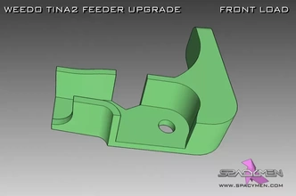 weedo tina2 alimentador potenciar carga 3d impresión modelo trío printer cortar tajos 3d print model - Mito3D