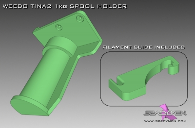 Weedo tina2 bobine titulaire soutien outils Machines 3d imprimante pièces pirater 3D print model - Mito3D