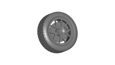 wheel 3d stl printing model - threeding 3d print model - Mito3D