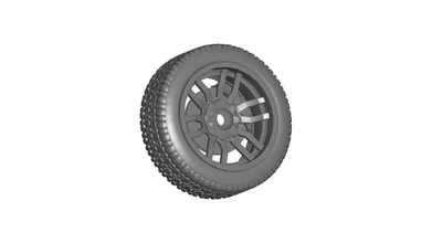 wheel 3d stl printing model - threeding 3d print model - Mito3D