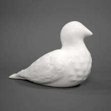 white bird home office & garden 3D printing model, file, printable design, 3d print, bird, white, fly 3d print model - Mito3D