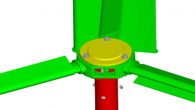 vent turbine outils Machines 3d print model - Mito3D
