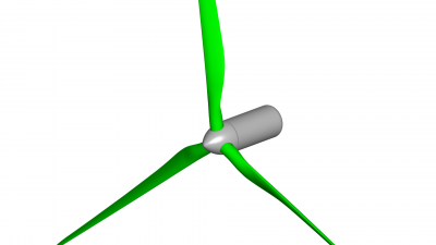 Wind Turbine 3D print model - Mito3D