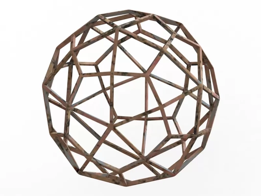 wireframe shape deltoidal hexecontahedron 3d printing model - threeding tags art shaped mathematics mathematical shapes work mathematic polyhedron decoration 3d print model - Mito3D