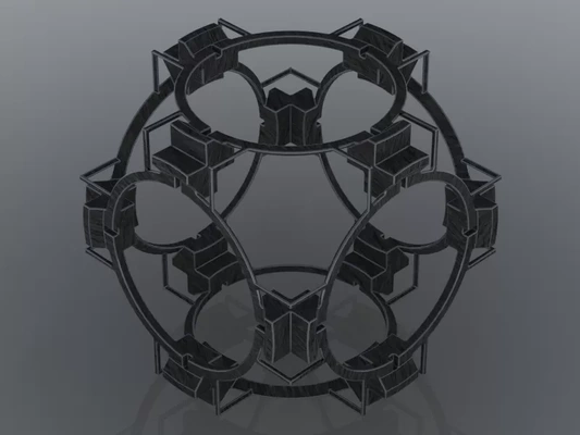 tel kafes şekil geometrik arkadaş küp 3d baskı model üçleme etiketleri sanat geometri şekilli kübik matematiksel elementler şekiller küpler yoldaşlar desen tasarım 3d print model - Mito3D