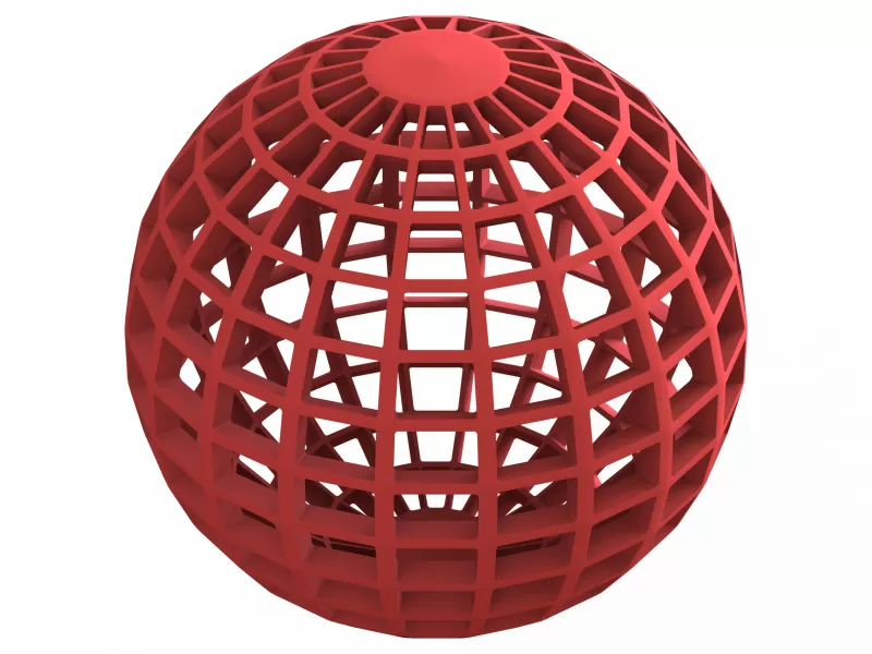 wireframe shape globe grid sphere 3d printing model - threeding tags form frame ball design geometry ellipse shaped art circle shapes circular global 3D print model - Mito3D