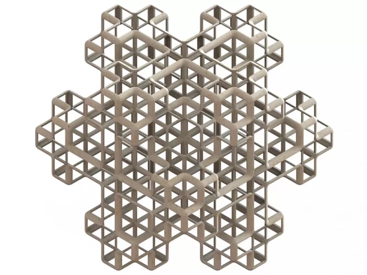 wireframe mosely floco neve 3d impressão modelo trio tag arte geometria modelado fractais cubo matemático formas trabalhos cubos decoração flocos estrela fractal menger 3d print model - Mito3D