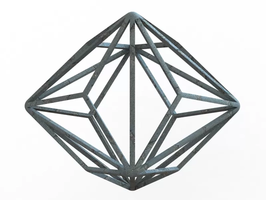 wireframe shape triakis octahedron 3d printing model - threeding tags art geometry math shaped mathematics mathematical shapes work mathematic decoration polyhedra 3d print model - Mito3D