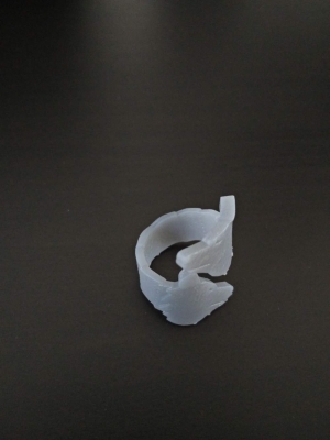 cabeza del lobo anillo de la moda 3D modelo impresión, impresión en archivo, imprimibles 3D, diseño 3d, lobo,lobos,anillo joyería,joyería 3D print model - Mito3D