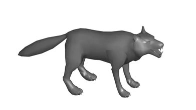 Wolf 3d Modell Drucken dreiding 3d print model - Mito3D