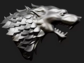 wolf 3d printing model - threeding game thrones wolves 3d print model - Mito3D