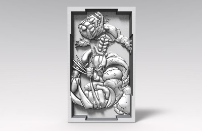 ghiottone bassorilievo cnc arte 3d stampa modello file stampabile design Stampa meraviglia Vendicatori uomo Ragno xmen comico eroe supereroe 3D print model - Mito3D