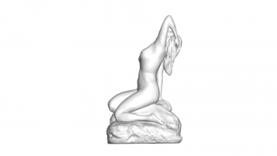 woman sculpture art 3D printing model, file, printable design, 3d print, 3d print model - Mito3D