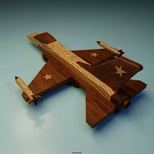 wooden fighter 3d printing model - threeding art sculpture toy decor 3d print model - Mito3D