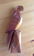 madeira estatueta papagal a arte 3D modelo de impressão, impressão arquivo design, 3d, madeira, estatueta, papagal, arte, animais, 3d print model - Mito3D
