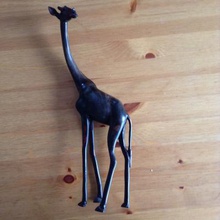wooden giraffe african figurine art 3D printing model, file, printable design, 3d print, wooden, giraffe, african, figurine, 3d print model - Mito3D