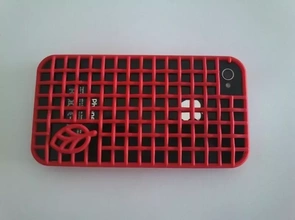 woven case 3d printing model - threeding apple accessories iphone cases 4 3d print model - Mito3D