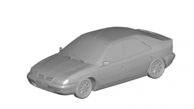 xantia motors & transport 3D printing model, file, printable design, 3d print, 3d print model - Mito3D