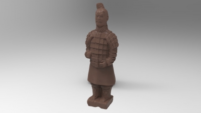 xian soldado -2 antiguidades e histórico 3D modelo de impressão, a impressão arquivo design, 3d, china, xian, 3D print model - Mito3D