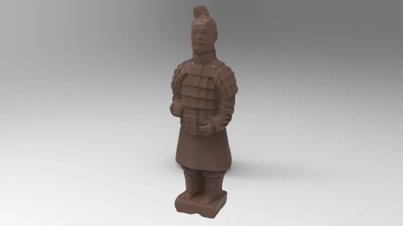 xian soldier -2 3d printing model - threeding china 3D print model - Mito3D