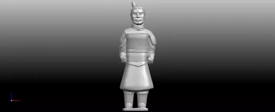 xian guerriero 01 3d stampa modello treding scultura statua religione Dio umano Casa tempio figurine Stampa asiatico miniature personaggi culto 3d print model - Mito3D