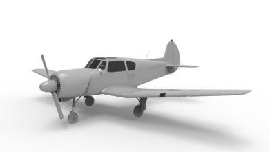yakovlev yak-18t motores y transporte 3D modelo de impresión, la impresión en archivo, imprimibles 3D, diseño 3d, el yak yakovlev,avión,avión,soviética rusia 3d print model - Mito3D