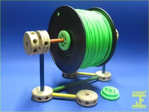 zheng3 tinkeriffic 40mm spool spindle 3d printing model - threeding spindle 3d print model - Mito3D