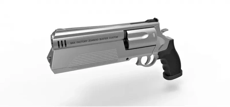 zoanoid buster revolver guyver 3d printing model - threeding toy printable pistol gun anime fantasy print scifi cosplay prop firearm replica sidearm zoanoidbuster 3d print model - Mito3D
