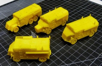 1-100 aec dorchester armoured command vehicle family - wargaming3d miniature wargamming 3d print model - Mito3D