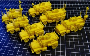 1-100 cougar 4x4 & 6x6 mrap - wargaming3d miniature wargamming 3d print model - Mito3D