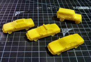 1-100 crown vic & police interceptor taxi - wargaming3d miniature wargamming 3d print model - Mito3D
