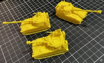 1 100 m109 m109a1 m109a3 155mm obice wargaming3d miniatura wargaming 3d print model - Mito3D