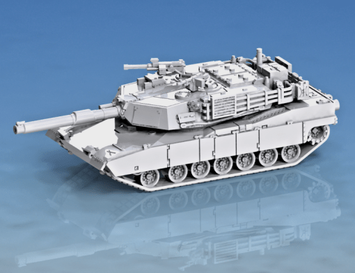 1-100 m1a1 abrams aim - wargaming3d 28mm miniature early mid late 3D print model - Mito3D