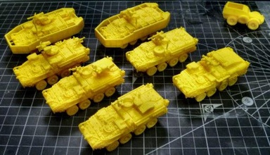 1 100 Stryker Pack wargaming3d Miniatur Wargaming 3d print model - Mito3D